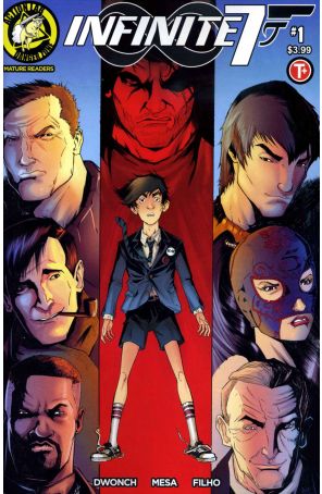 Infinite Seven 1A published by Action Lab with cover art by Arturo Mesa