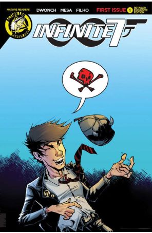 Infinite Seven 1F published by Action Lab with cover art by Arturo Mesa
