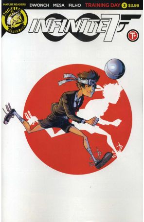 Infinite Seven 3A published by Action Lab with cover art by Arturo Mesa