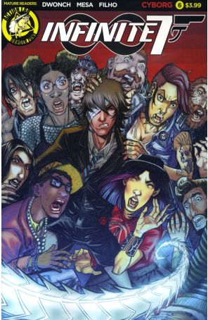 Infinite Seven 6A published by Action Lab with cover art by Arturo Mesa