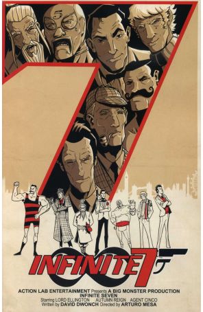 Infinite Seven 7A published by Action Lab with cover art by Arturo Mesa