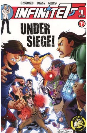 Infinite Seven 8C published by Action Lab with cover art by Michael Calero
