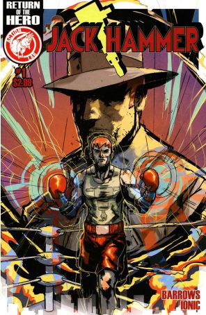 Jack Hammer 1A published by Action Lab with cover art by Ionic