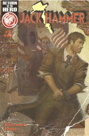 Jack Hammer 1B published by Action Lab with cover art by Ionic