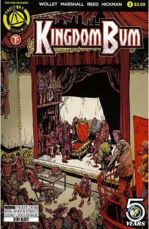 Kingdom Bum 2 published by Action Lab with cover art by Jon Reed