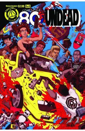 Night of the 80's Undead 3 published by Action Lab with cover art by Bill McKay