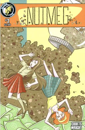 Nutmeg 2 published by Action Lab with cover art by Jackie Crofts