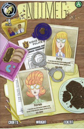 Nutmeg 6 published by Action Lab with cover art by Jackie Crofts