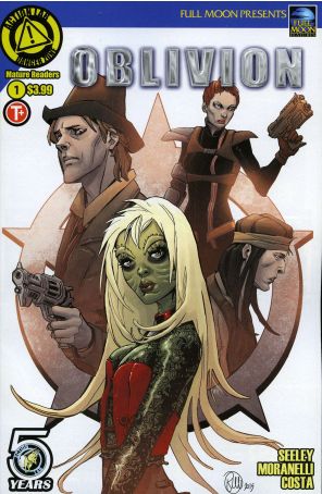 Oblivion (Full Moon Presents) 1A published by Action Lab with cover art by Romina Moranelli