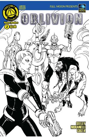 Oblivion (Full Moon Presents) 2B published by Action Lab with cover art by Romina Moranelli