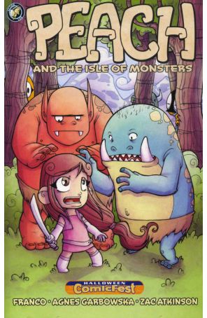 Peach and the Isle of Monsters Holiday Special 1 published by Action Lab