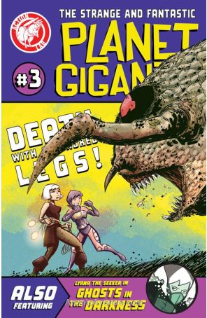 Planet Gigantic 3 published by Action Lab with cover art by David Halvorson