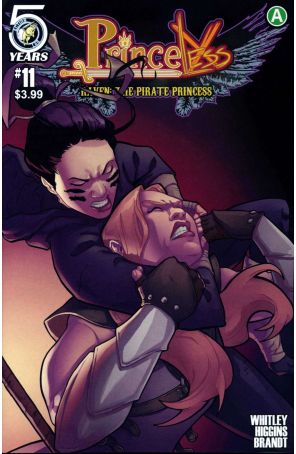 Princeless Raven: Pirate Princess 11 published by Action Lab with cover art by Rosy Higgins