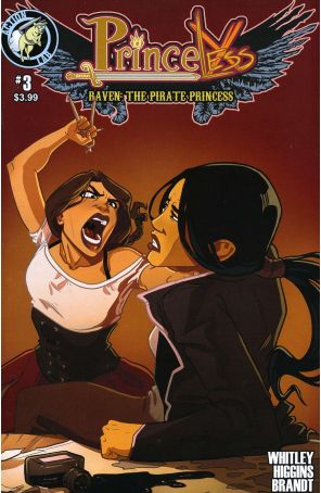 Princeless Raven: Pirate Princess 3 published by Action Lab with cover art by Rosy Higgins