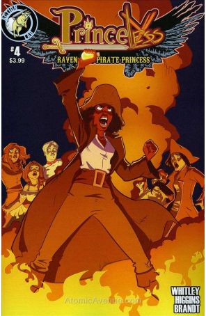 Princeless Raven: Pirate Princess 4 published by Action Lab with cover art by Rosy Higgins