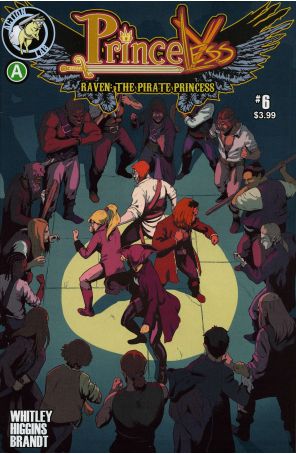 Princeless Raven: Pirate Princess 6 published by Action Lab with cover art by Rosy Higgins