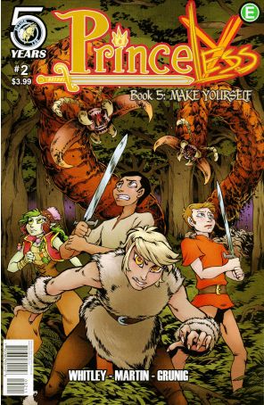 Princeless: Make Yourself 2A published by Action Lab with cover art by Emily Martin and Brett Grunig