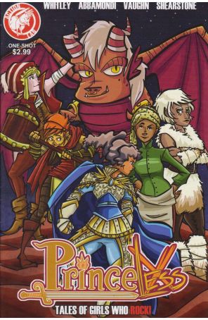 Princeless: Tales of Girls Who Rock 1 published by Action Lab with cover art by Jackie Crofts