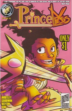 Princeless 1A published by Action Lab with cover art by M. Goodwin