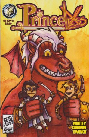 Princeless 4A published by Action Lab with cover art by M. Goodwin