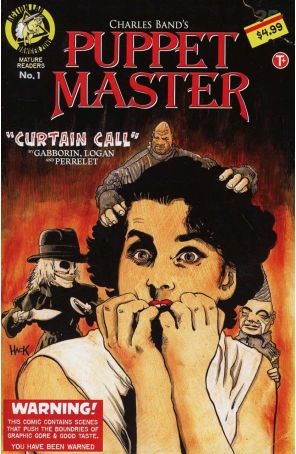 Puppet Master: Curtain Call 1B published by Action Lab with cover art by Robert Hack