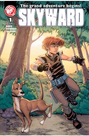 Skyward 1C published by Action Lab with cover art by Jeremy Dale