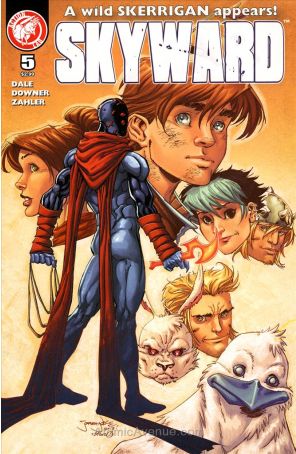 Skyward 5A published by Action Lab with cover art by Jeremy Dale