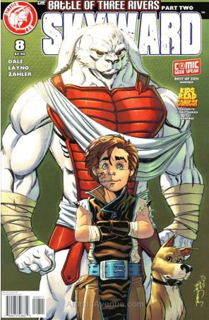 Skyward 8A published by Action Lab with cover art by Jeremy Dale