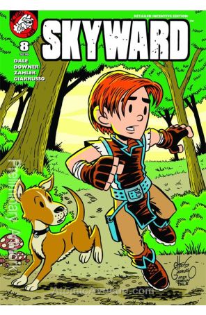 Skyward 8C published by Action Lab with cover art by Chris Giarrusso