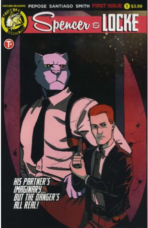 Spencer And Locke 1A published by Action Lab with cover art by Jorge Santiago Jr.