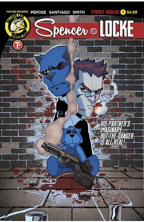 Spencer And Locke 1C published by Action Lab with cover art by Joe Mulvey