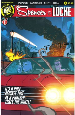 Spencer And Locke 2A published by Action Lab with cover art by Jorge Santiago Jr.