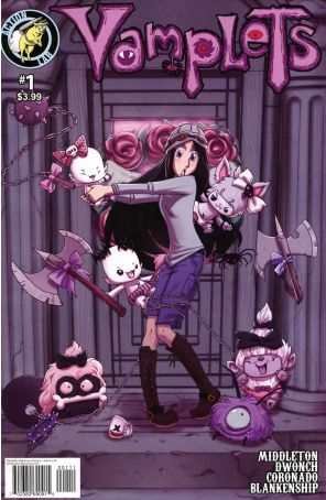 Vamplets 1 published by Action Lab with cover art by Amanda Coronado