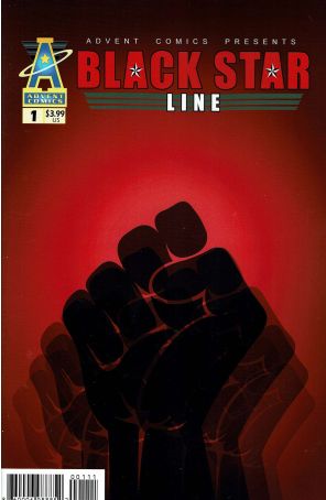 Black Star Line 1 published by Advent with cover art by Tony Kittrell