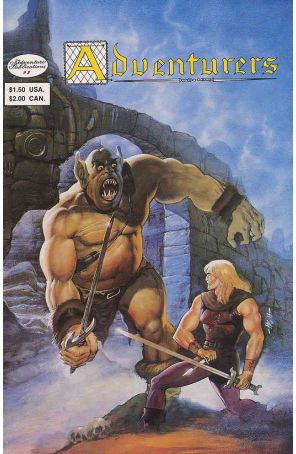 Adventurers (Book 1) 3 published by Adventure with cover art by Peter Hsu