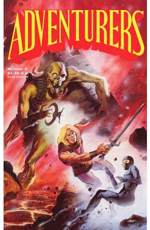 Adventurers (Book 1) 5 published by Adventure with cover art by Peter Hsu