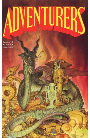 Adventurers (Book 1) 8 published by Adventure with cover art by Steve Hickman
