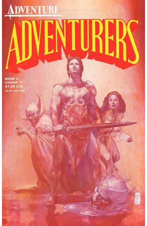 Adventurers (Book 2) 1LE published by Adventure with cover art by Iain McCaig
