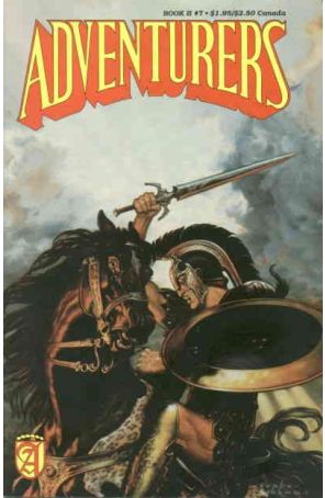 Adventurers (Book 2) 7 published by Adventure with cover art by Steve Hickman