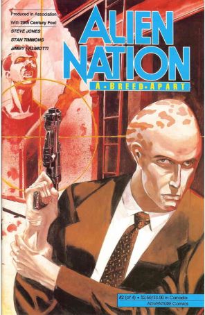 Alien Nation: A Breed Apart 2 published by Adventure with cover art by Adam Adamowicz