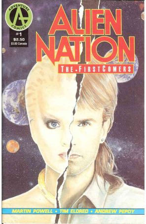 Alien Nation: The Firstcomers 1 published by Adventure with cover art by Terry Pavlet