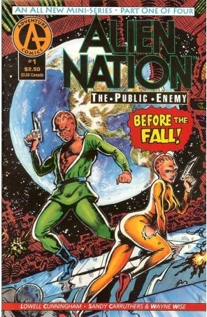 Alien Nation: The Public Enemy 1 published by Adventure with cover art by Chas Truog
