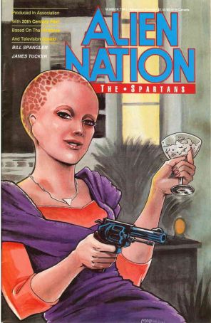 Alien Nation: The Spartans 2 published by Adventure with cover art by Madman
