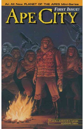 Ape City 1 published by Adventure with cover art by Mitch Foust