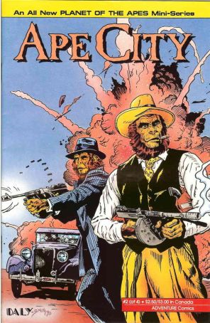 Ape City 2 published by Adventure with cover art by Paul Daly