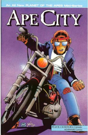 Ape City 3 published by Adventure with cover art by Gary Chaloner