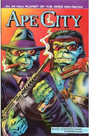 Ape City 4 published by Adventure with cover art by Ronald Wilbur
