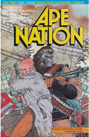 Ape Nation 1 published by Adventure with cover art by Dave Dorman