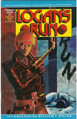 Logan's Run (Adventure) 1 published by Adventure with cover art by Paul Gulacy
