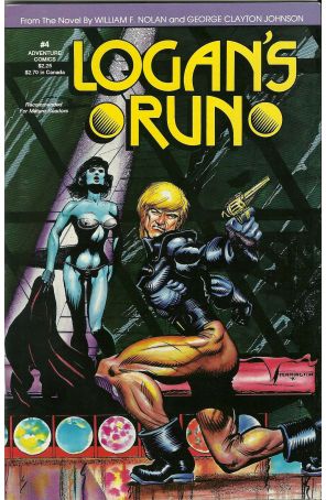 Logan's Run (Adventure) 4 published by Adventure with cover art by Mark Pennington